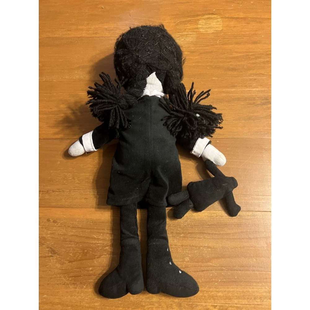 The Addams Family Wednesday Black Dress Plush Doll - Picture 4 of 5
